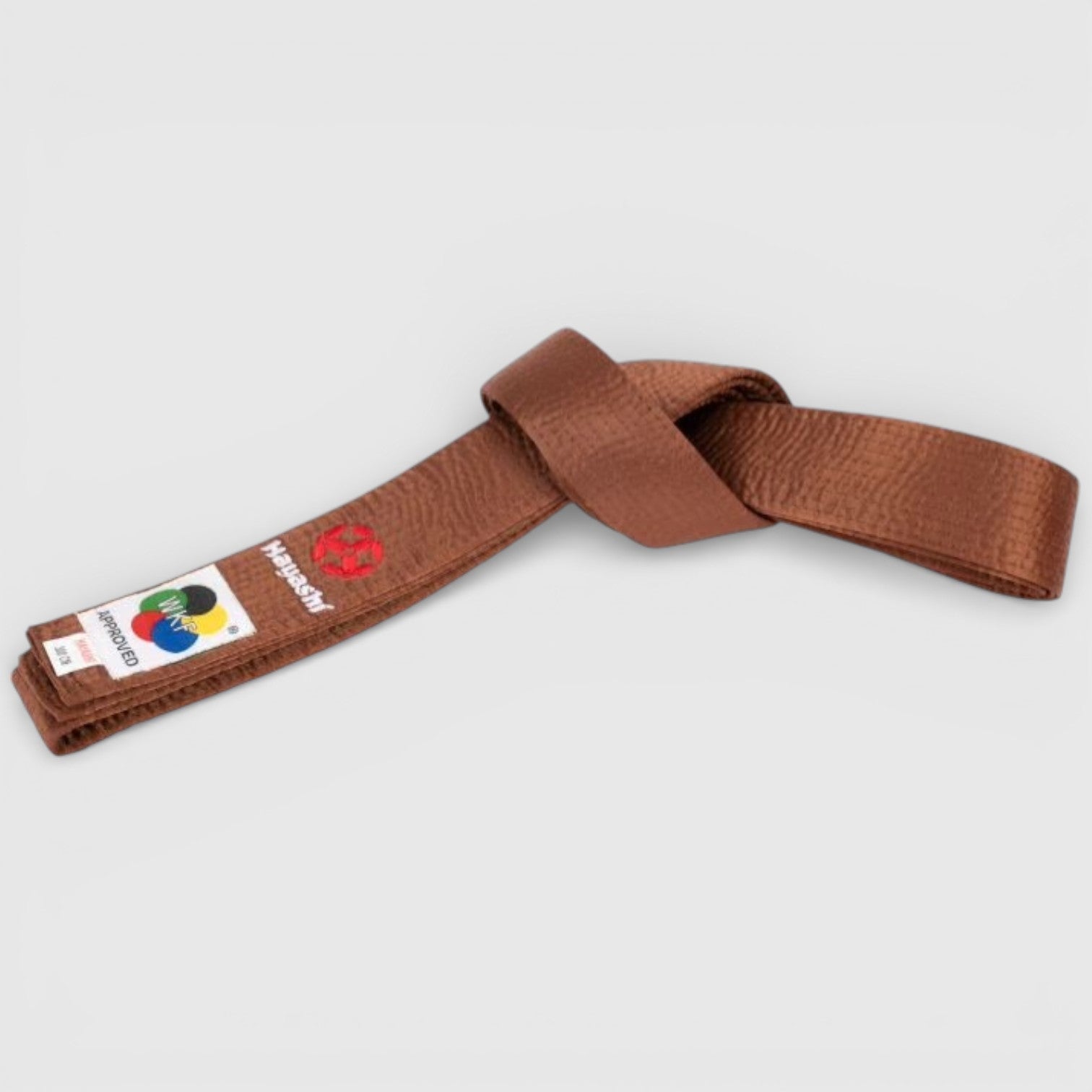 HAYASHI Karatebelte med WKF - etikett – konkurransebelte - Combat Store AS