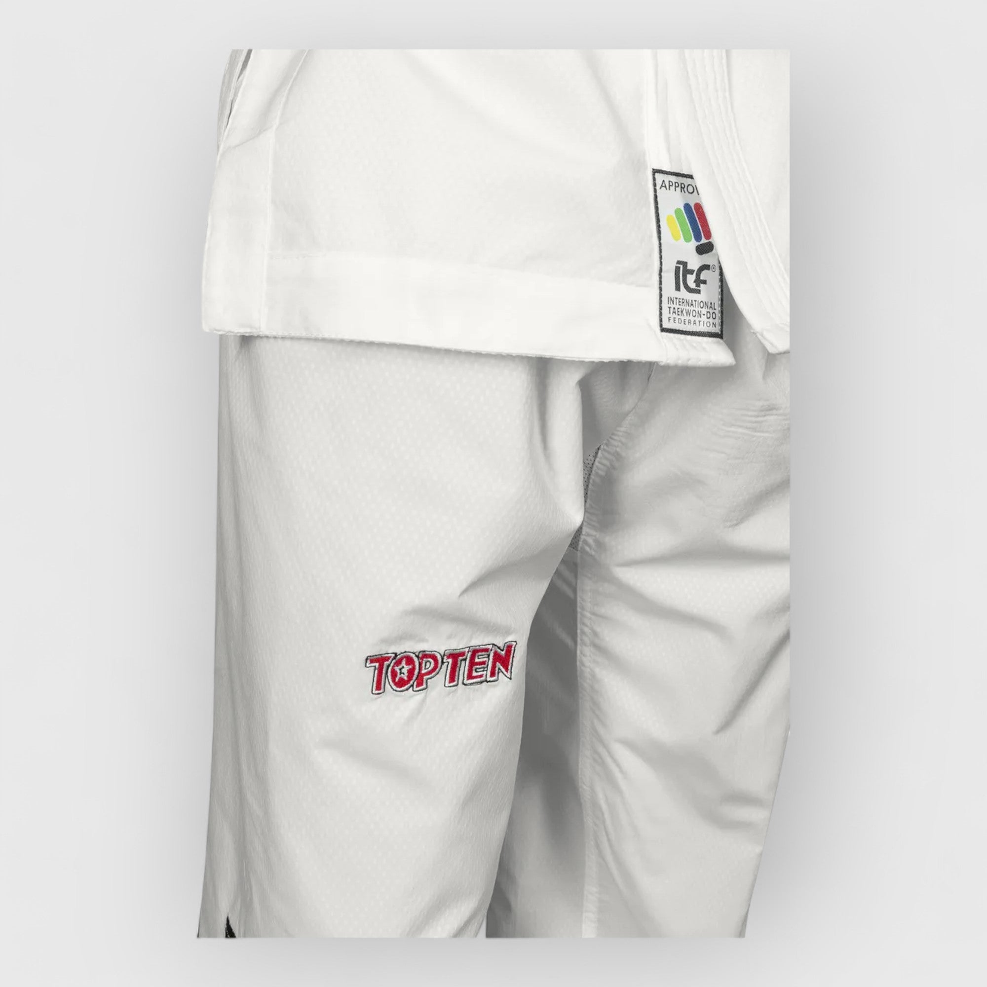 TOP TEN Elite Taekwond - Do Student Dobok Diamond (ITF godkjent) - CombatStore.no