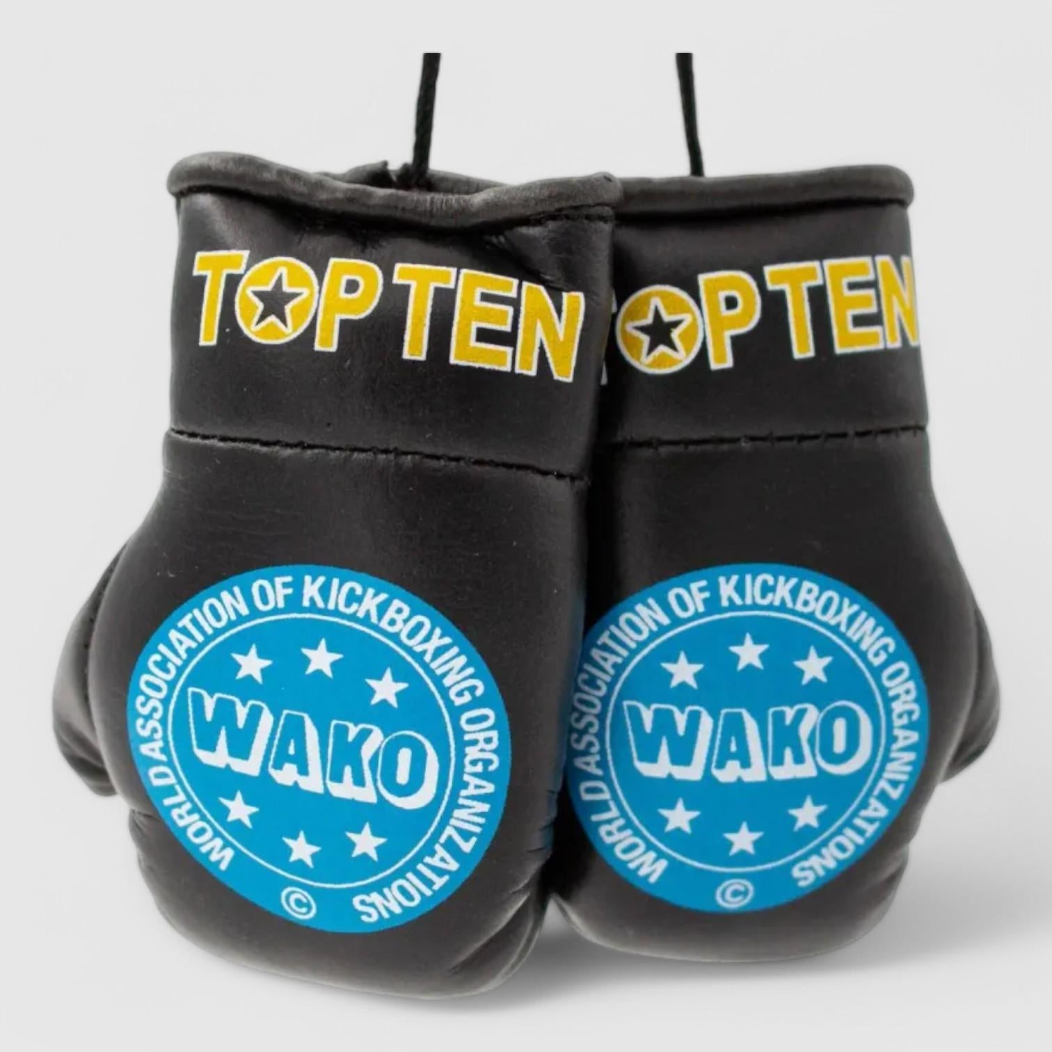 TOP TEN Mini Boksehansker - WAKO PRO Svart - CombatStore.no