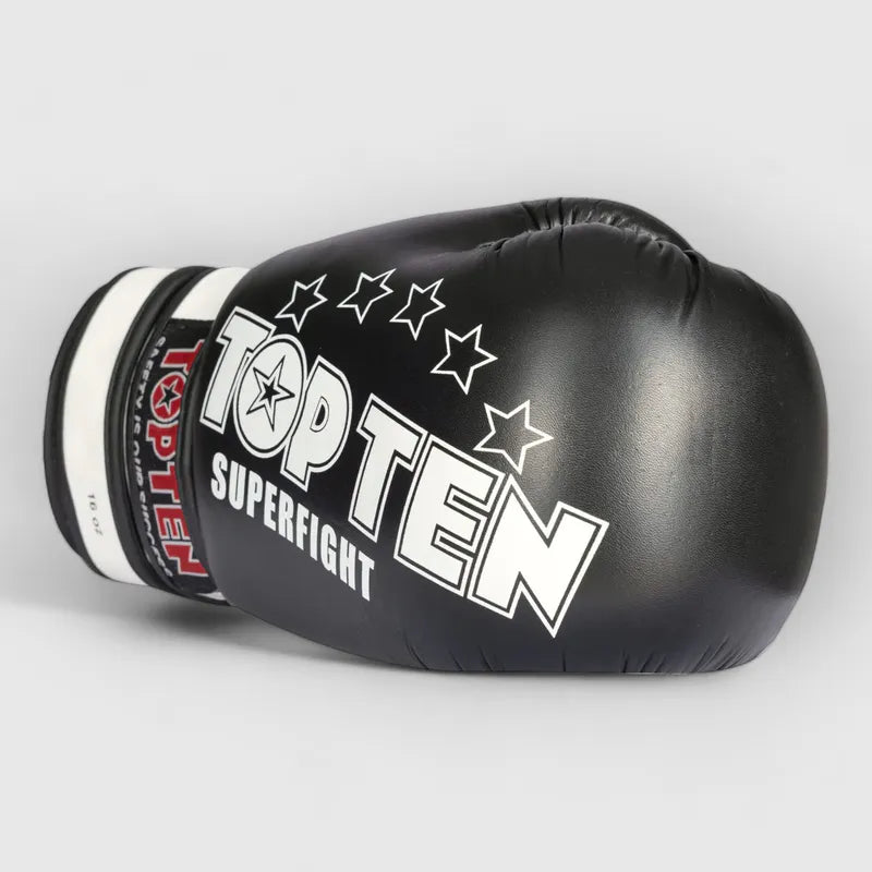 TOP TEN New Boksehansker Superfight 3000 - Svart - CombatStore.no