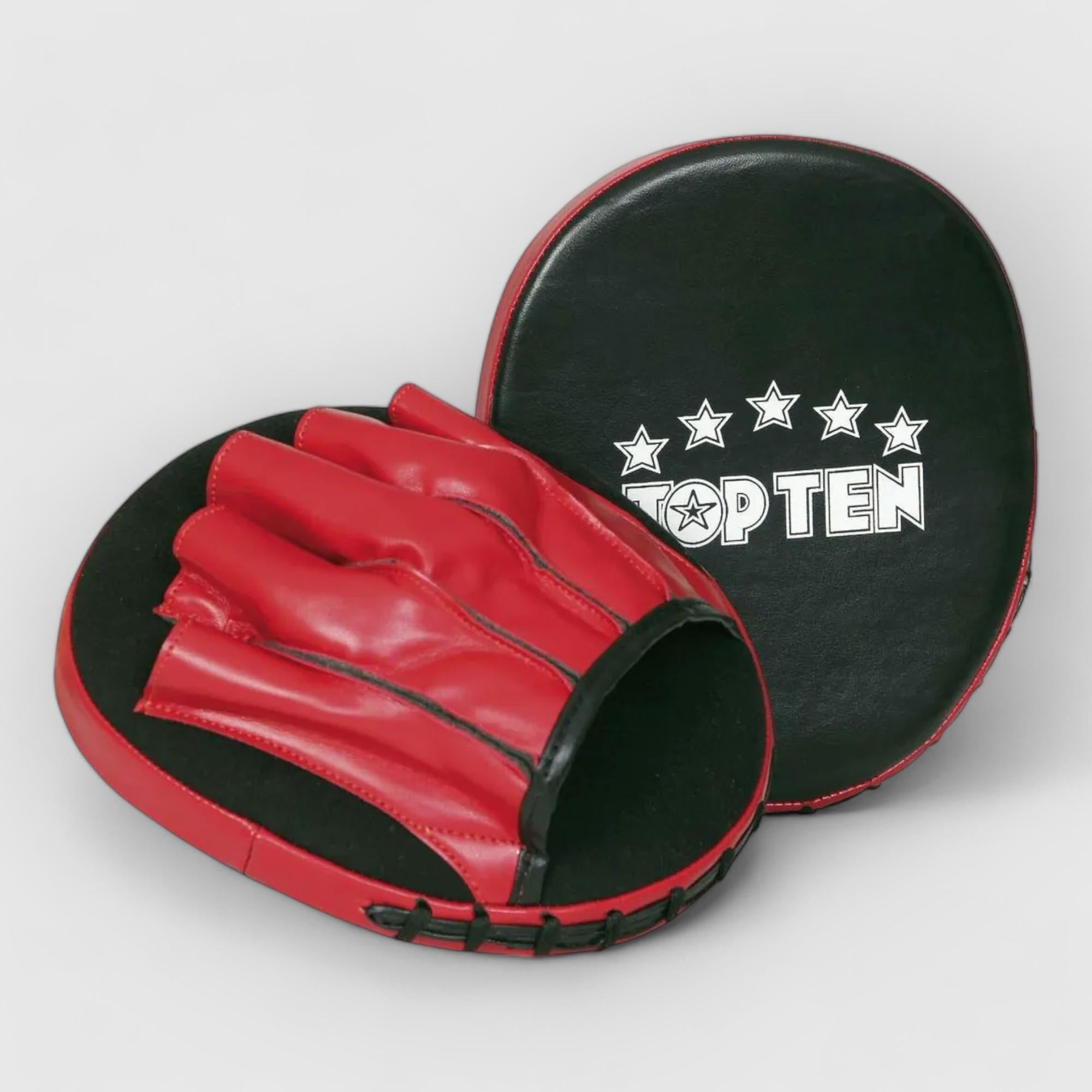 TOP TEN Speed Focus Mitts - Svart/Rød - CombatStore.no