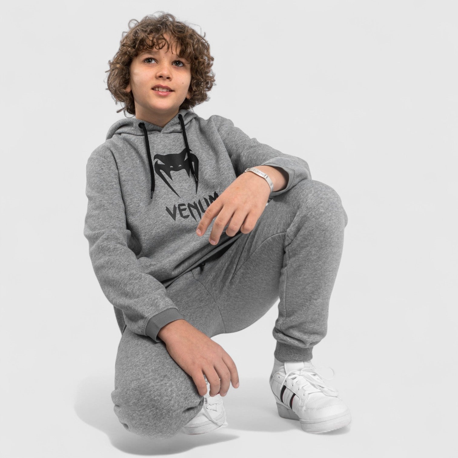 VENUM Classic Joggebukse for barn - Lys/Grå - CombatStore.no