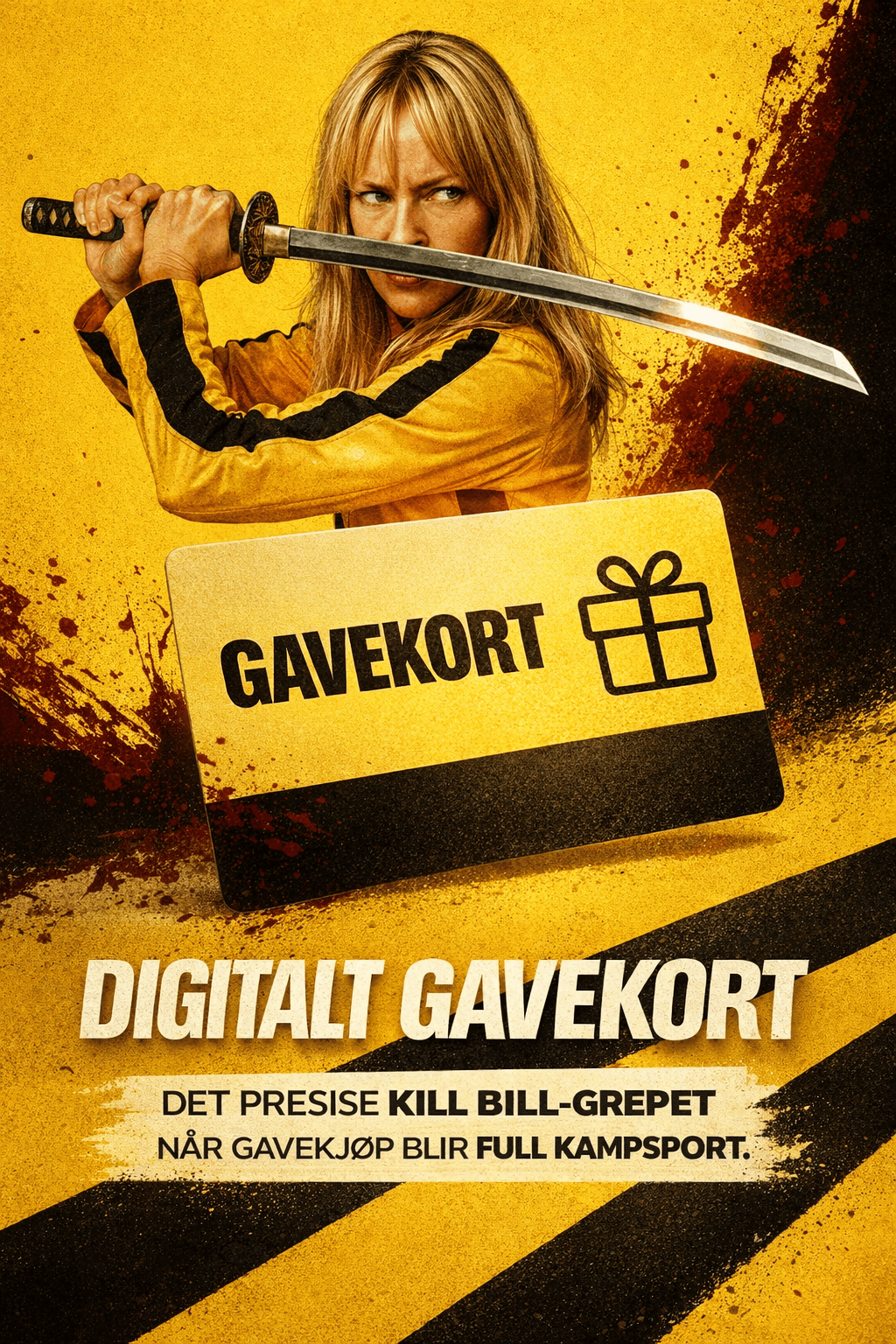 Digitalt gavekort –  «Kill Bill»-movesen når julegavene går i full kampsport-kaos. - Combat Store AS
