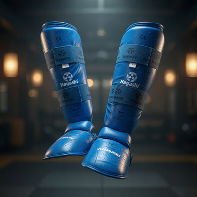 HAYASHI Premium WKF-Godkjent Legg og Vristbeskytter