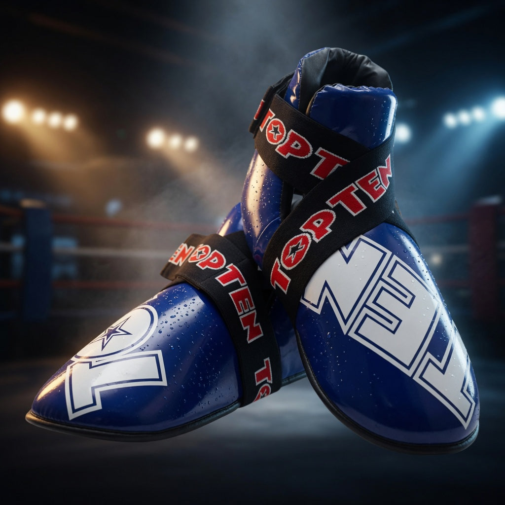 TOP TEN WAKO Competition Ultra Lett Vristbeskytter/Kicks m/UV label