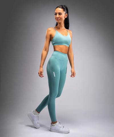 Venum Essential Performance Leggings Dame Aqua