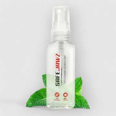 SAFEJAWZ Tannbeskytter desinfeksjonsspray - CombatStore.no