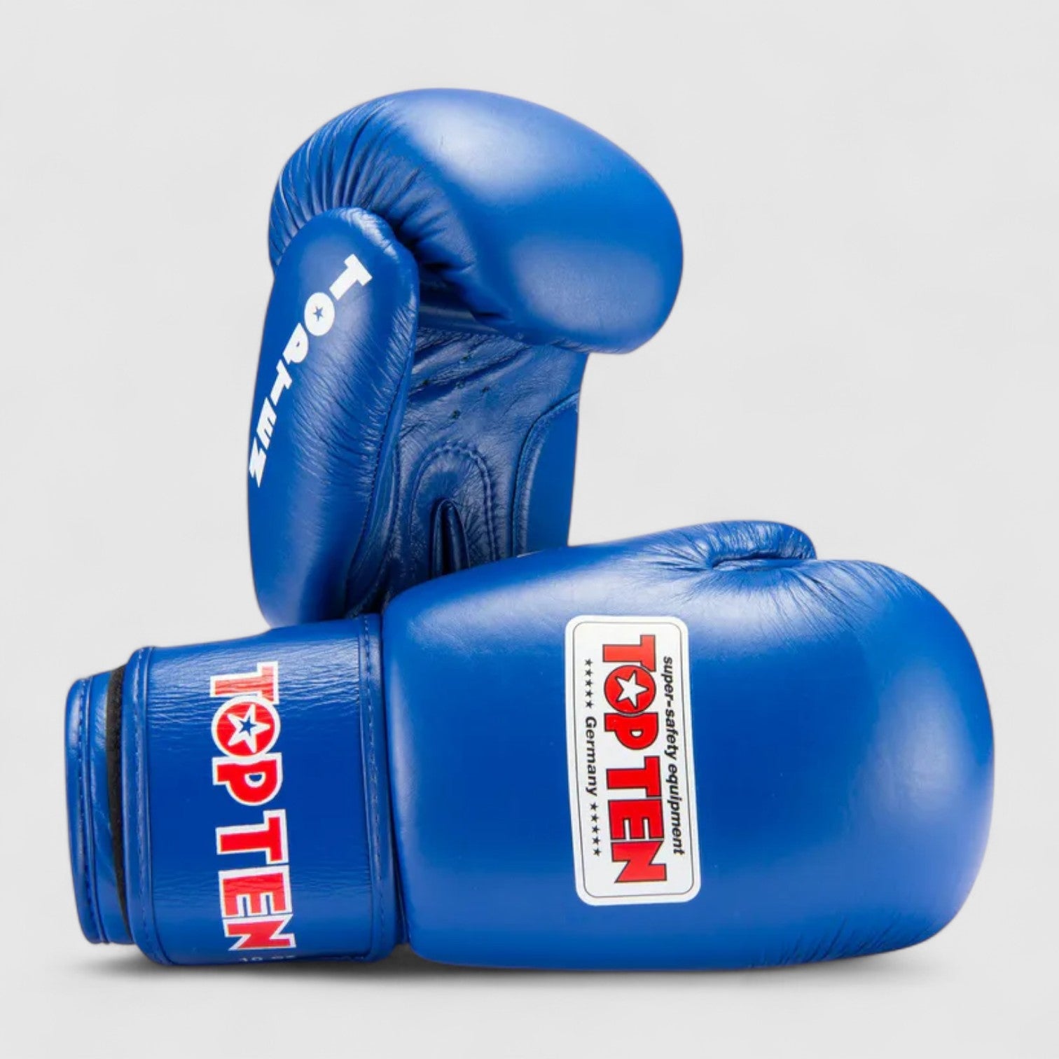 Top Ten World Boxing hansker blå front