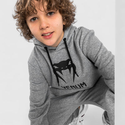 VENUM Classic Hettegenser for barn - Lys/Grå - CombatStore.no
