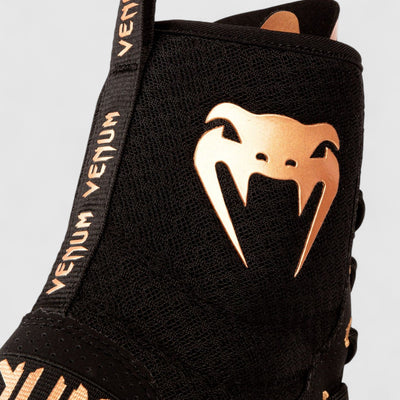 VENUM Elite Boksesko - Svart Bronze - CombatStore.no