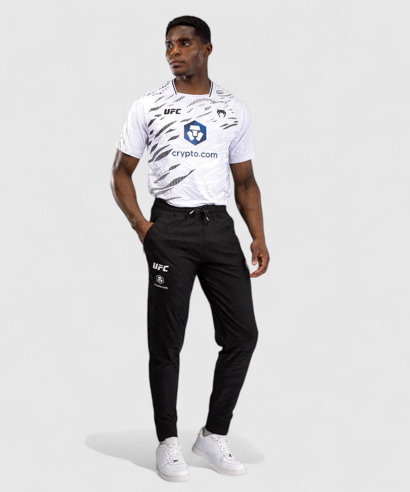 VENUM Fusion Autentisk Fight night treningsbukse Svart og hvit - CombatStore.no