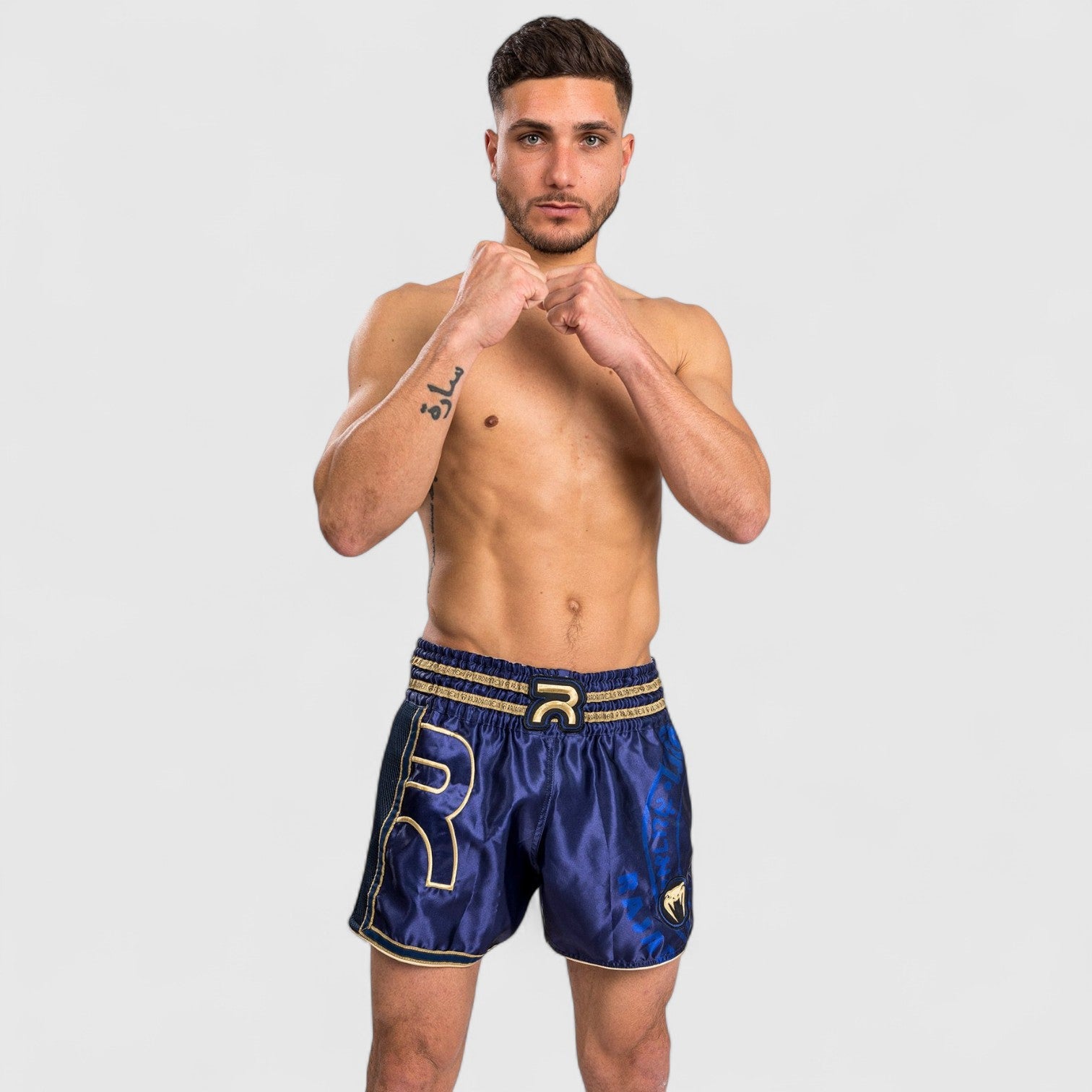 VENUM RAJADAMNERN x Venum Muay Thai shorts - Navy - CombatStore.no