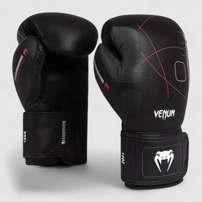 VENUM Tactical XT Boxing Gloves - Svart og Rød - CombatStore.no