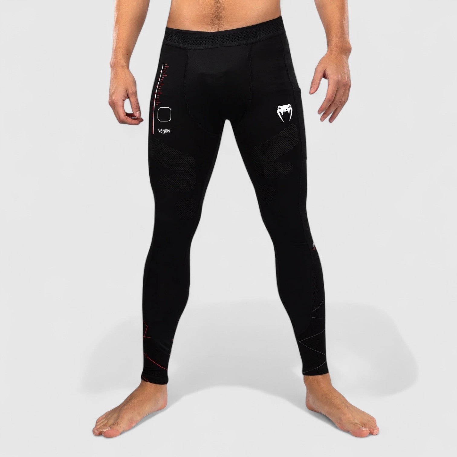 VENUM Tactical XT kompresjonsbukse svart og rød - CombatStore.no