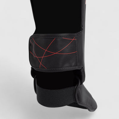 VENUM Tactical XT Shinguards - Svart og Rød - CombatStore.no